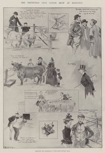 Le salon du bétail du Smithfield Club à Islington